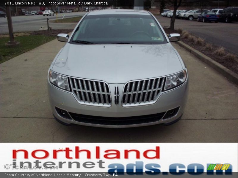 Ingot Silver Metallic / Dark Charcoal 2011 Lincoln MKZ FWD