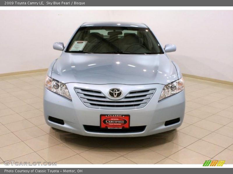 Sky Blue Pearl / Bisque 2009 Toyota Camry LE