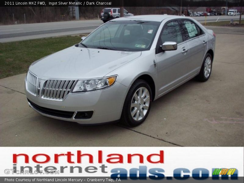 Ingot Silver Metallic / Dark Charcoal 2011 Lincoln MKZ FWD