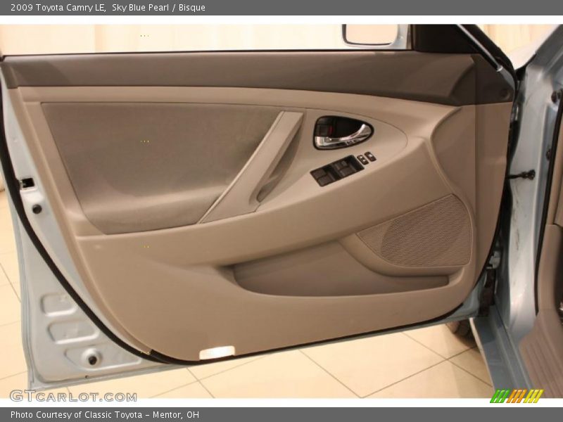 Sky Blue Pearl / Bisque 2009 Toyota Camry LE