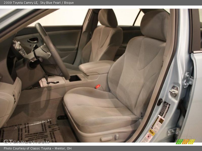 Sky Blue Pearl / Bisque 2009 Toyota Camry LE