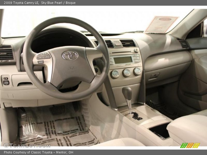 Sky Blue Pearl / Bisque 2009 Toyota Camry LE