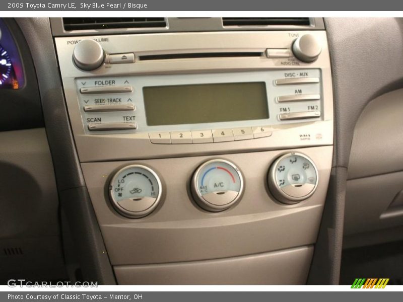 Sky Blue Pearl / Bisque 2009 Toyota Camry LE