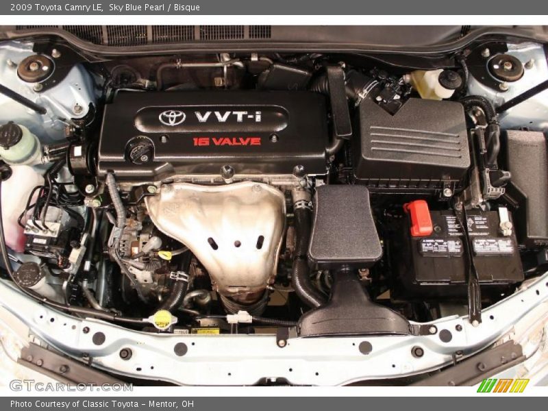 Sky Blue Pearl / Bisque 2009 Toyota Camry LE