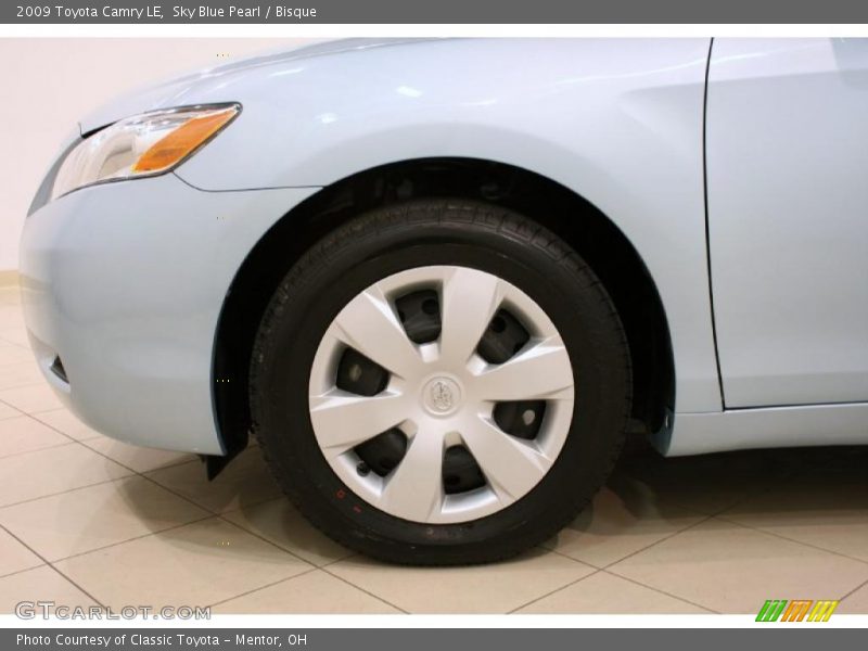 Sky Blue Pearl / Bisque 2009 Toyota Camry LE