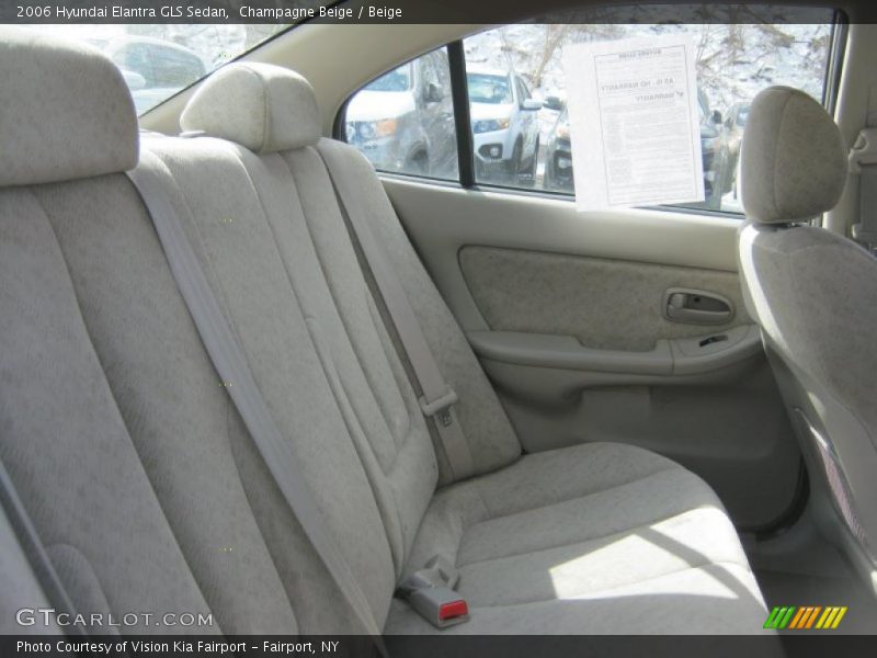 Champagne Beige / Beige 2006 Hyundai Elantra GLS Sedan