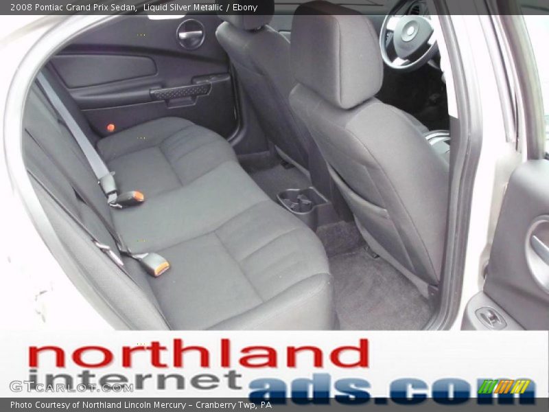 Liquid Silver Metallic / Ebony 2008 Pontiac Grand Prix Sedan