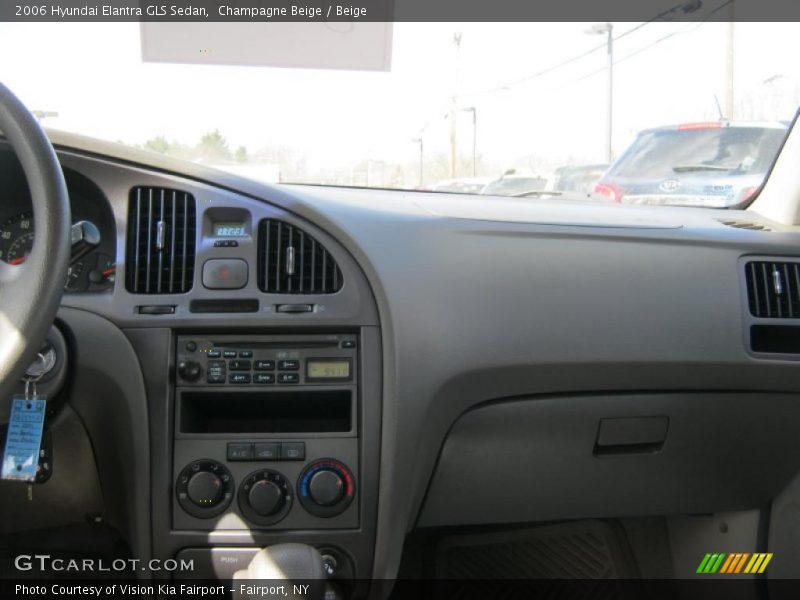 Champagne Beige / Beige 2006 Hyundai Elantra GLS Sedan