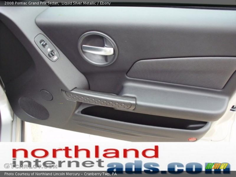 Liquid Silver Metallic / Ebony 2008 Pontiac Grand Prix Sedan