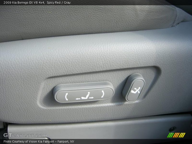 Spicy Red / Gray 2009 Kia Borrego EX V8 4x4
