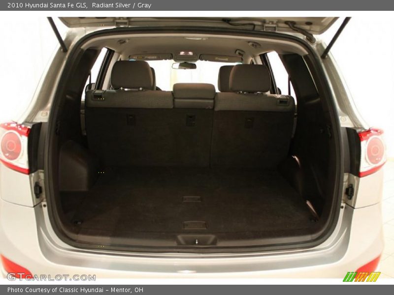 Radiant Silver / Gray 2010 Hyundai Santa Fe GLS