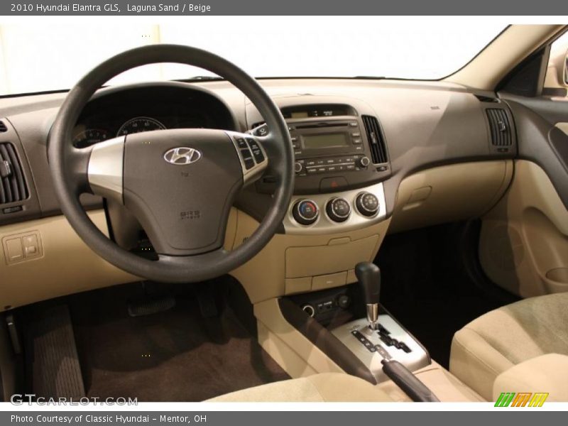 Laguna Sand / Beige 2010 Hyundai Elantra GLS