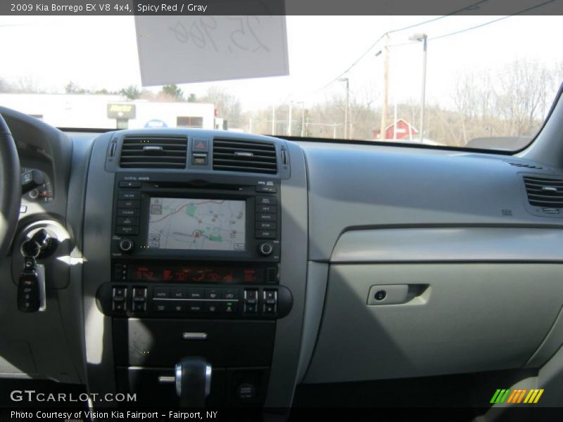 Spicy Red / Gray 2009 Kia Borrego EX V8 4x4