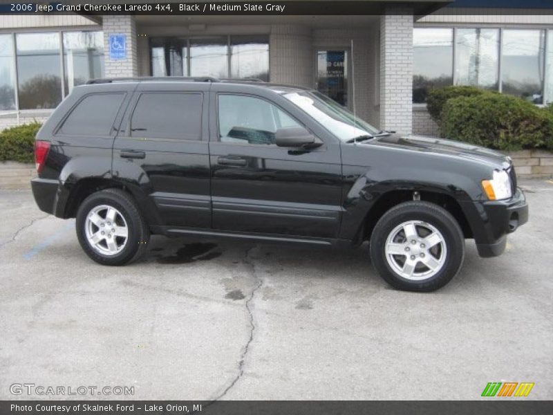 Black / Medium Slate Gray 2006 Jeep Grand Cherokee Laredo 4x4