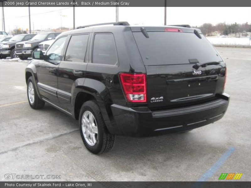 Black / Medium Slate Gray 2006 Jeep Grand Cherokee Laredo 4x4