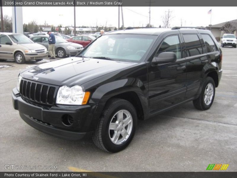 Black / Medium Slate Gray 2006 Jeep Grand Cherokee Laredo 4x4