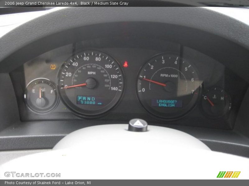 Black / Medium Slate Gray 2006 Jeep Grand Cherokee Laredo 4x4