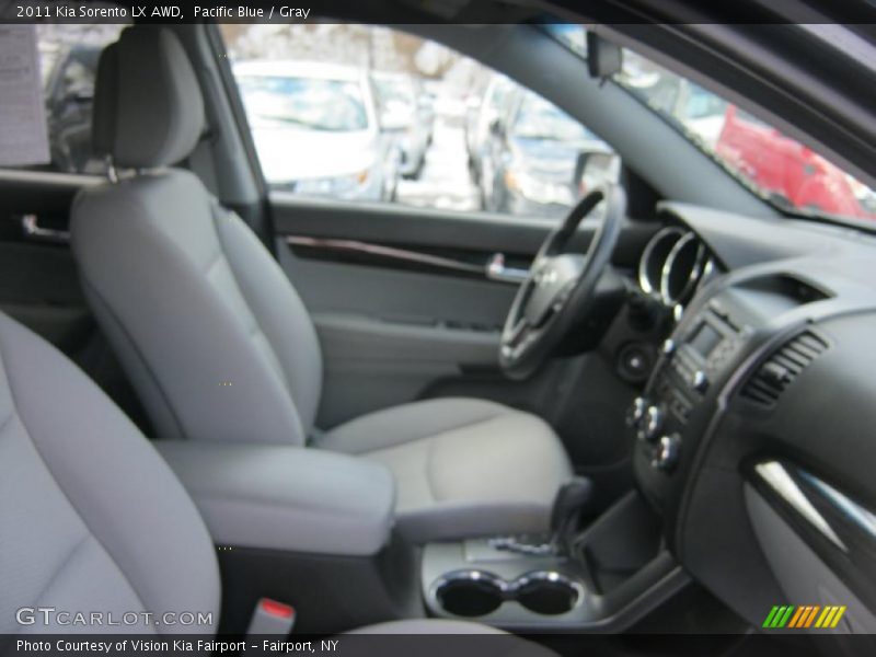 Pacific Blue / Gray 2011 Kia Sorento LX AWD