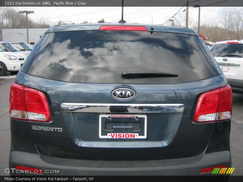 Pacific Blue / Gray 2011 Kia Sorento LX AWD