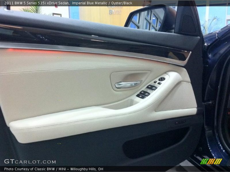 Imperial Blue Metallic / Oyster/Black 2011 BMW 5 Series 535i xDrive Sedan