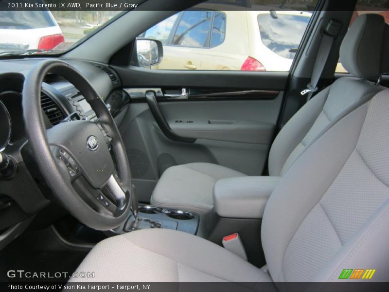 Pacific Blue / Gray 2011 Kia Sorento LX AWD
