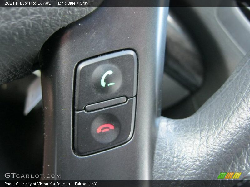 Pacific Blue / Gray 2011 Kia Sorento LX AWD