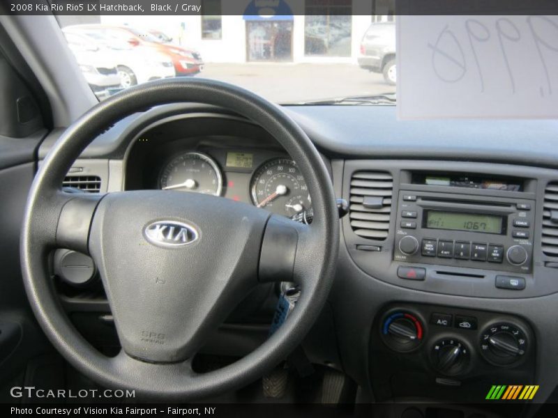 Dashboard of 2008 Rio Rio5 LX Hatchback