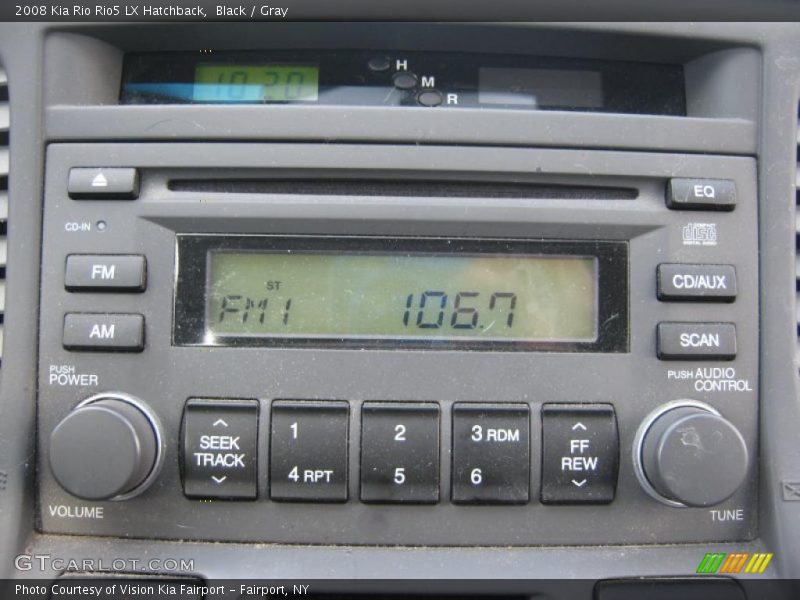 Controls of 2008 Rio Rio5 LX Hatchback