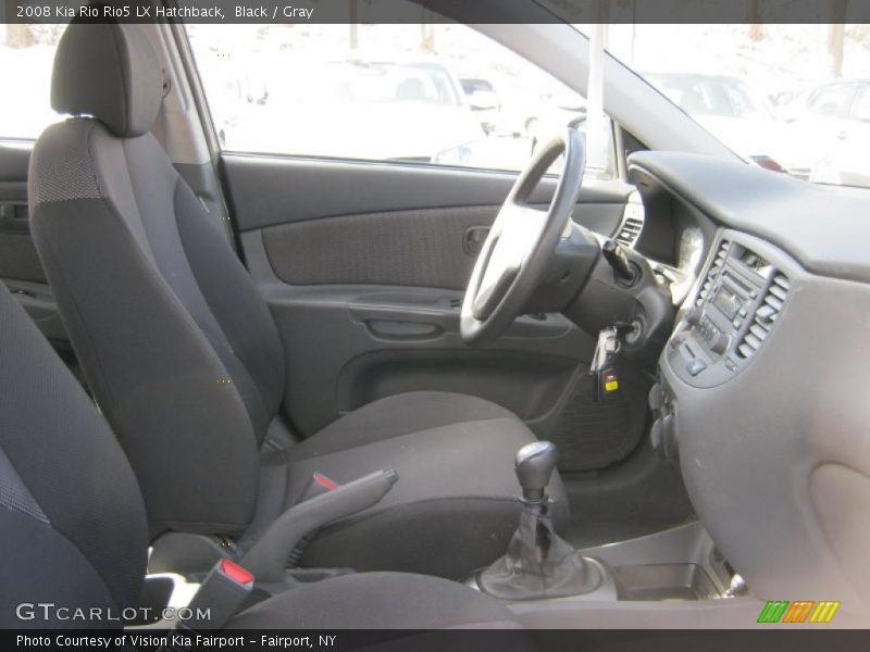 Black / Gray 2008 Kia Rio Rio5 LX Hatchback