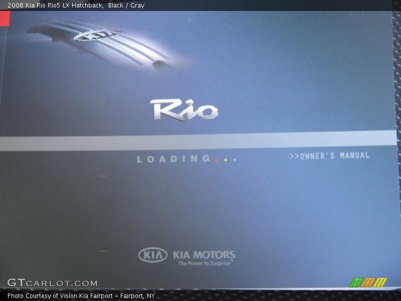 Black / Gray 2008 Kia Rio Rio5 LX Hatchback