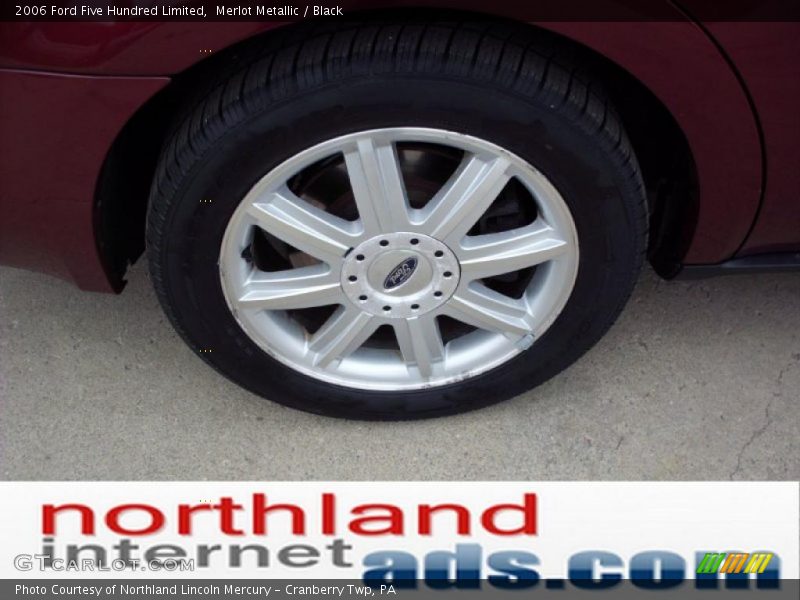 Merlot Metallic / Black 2006 Ford Five Hundred Limited