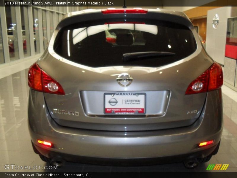 Platinum Graphite Metallic / Black 2010 Nissan Murano S AWD