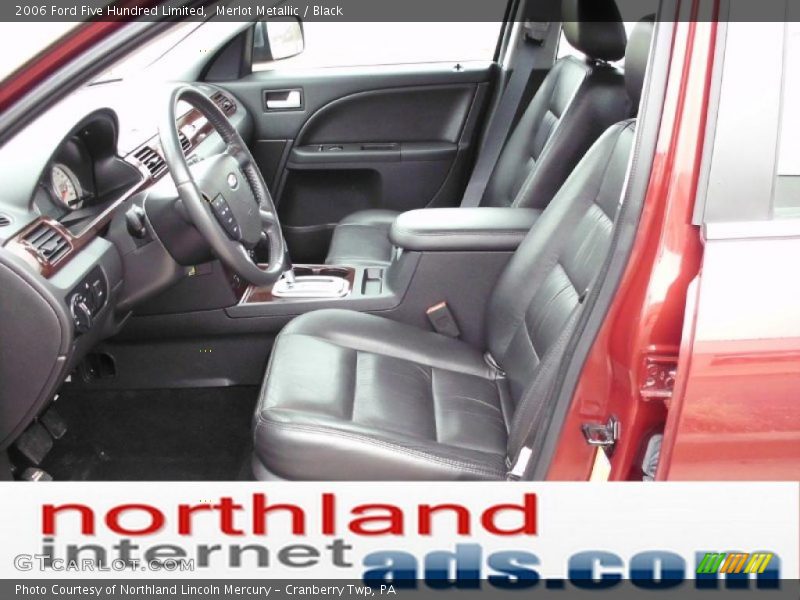 Merlot Metallic / Black 2006 Ford Five Hundred Limited