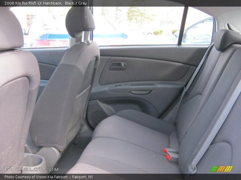  2008 Rio Rio5 LX Hatchback Gray Interior