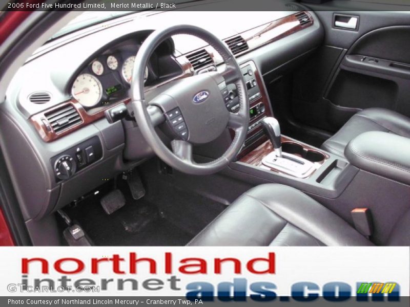Merlot Metallic / Black 2006 Ford Five Hundred Limited