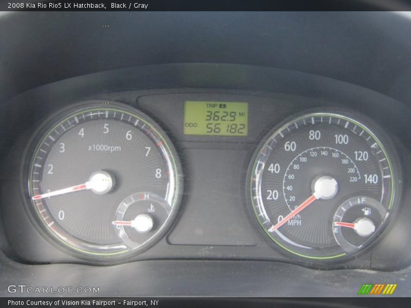  2008 Rio Rio5 LX Hatchback Rio5 LX Hatchback Gauges