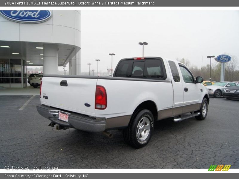 Oxford White / Heritage Medium Parchment 2004 Ford F150 XLT Heritage SuperCab