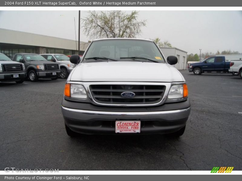 Oxford White / Heritage Medium Parchment 2004 Ford F150 XLT Heritage SuperCab