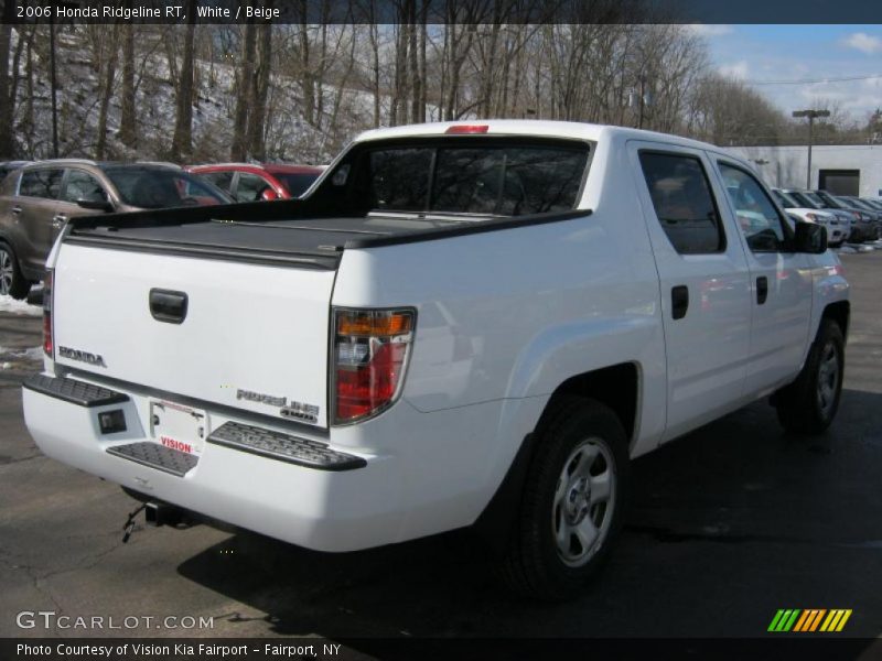 White / Beige 2006 Honda Ridgeline RT