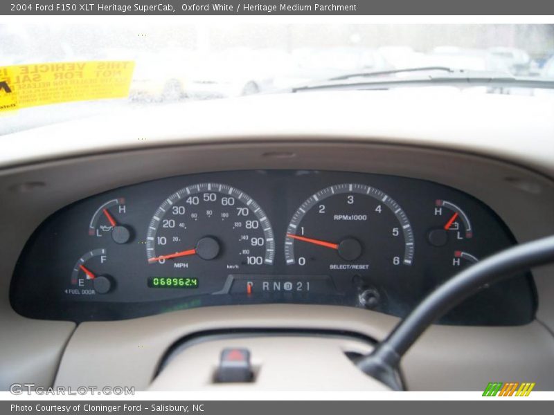  2004 F150 XLT Heritage SuperCab XLT Heritage SuperCab Gauges