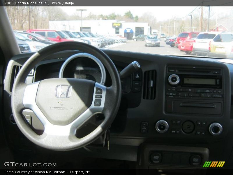 White / Beige 2006 Honda Ridgeline RT
