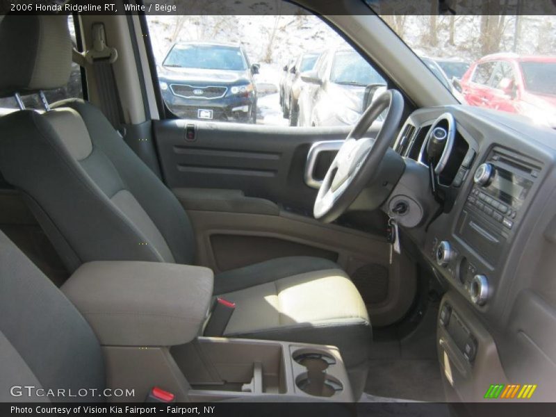 White / Beige 2006 Honda Ridgeline RT