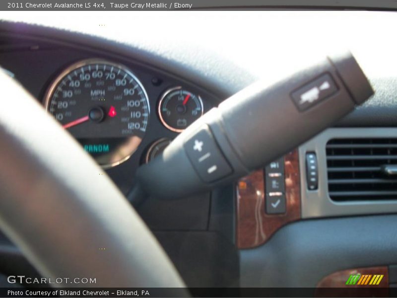 Taupe Gray Metallic / Ebony 2011 Chevrolet Avalanche LS 4x4