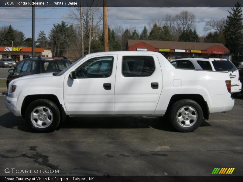 White / Beige 2006 Honda Ridgeline RT