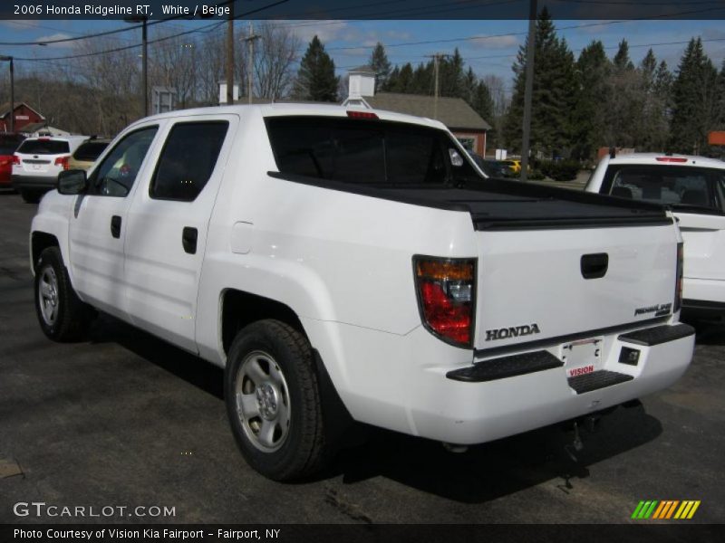 White / Beige 2006 Honda Ridgeline RT
