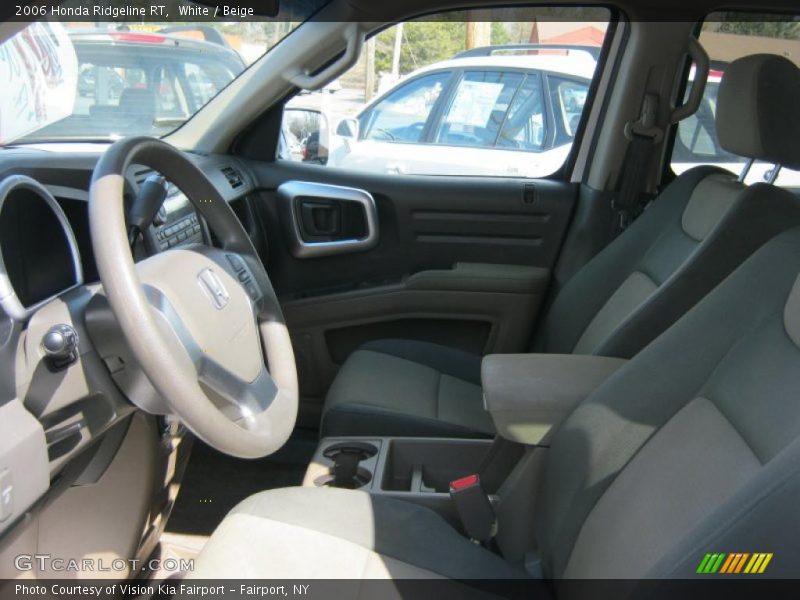White / Beige 2006 Honda Ridgeline RT