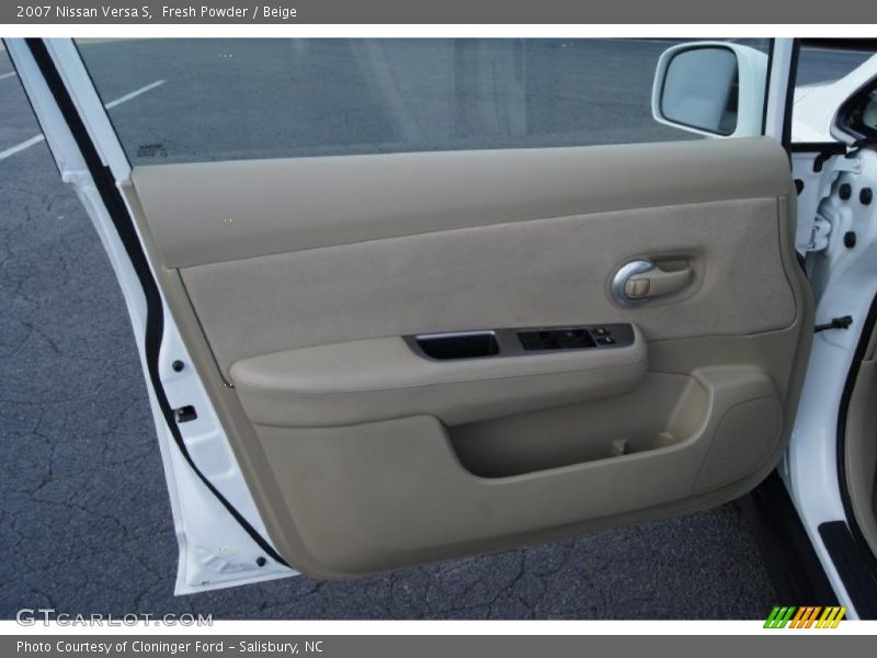 Fresh Powder / Beige 2007 Nissan Versa S