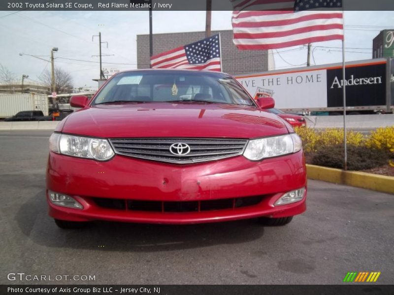 Red Flame Metallic / Ivory 2002 Toyota Solara SE Coupe