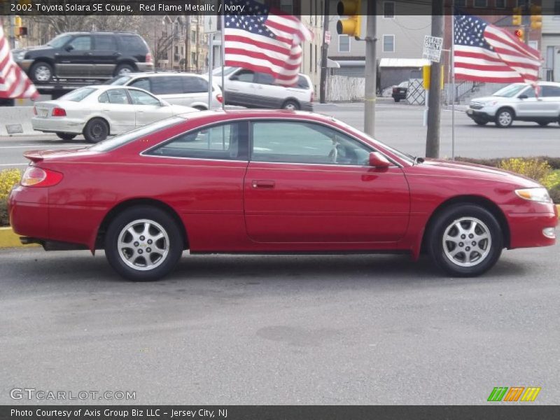 Red Flame Metallic / Ivory 2002 Toyota Solara SE Coupe