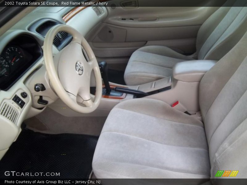  2002 Solara SE Coupe Ivory Interior